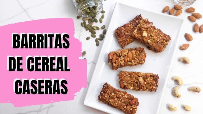 10 Deliciosas Opciones De Barritas De Cereales Y Frutos Secos Para Picar